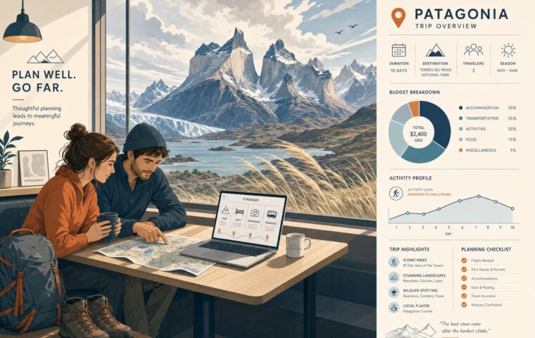 Patagonia w sezonie 2026/27: kiedy jechać pierwszy raz, żeby nie znienawidzić wiatru