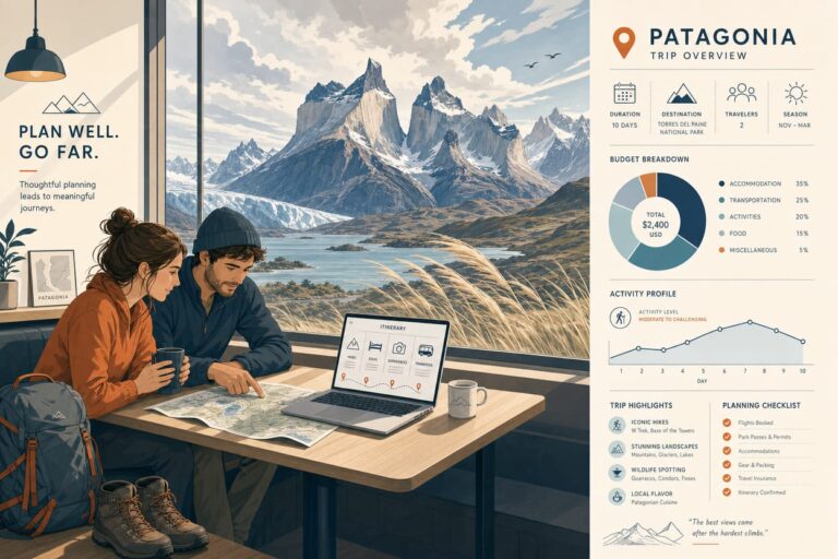 Patagonia w sezonie 2026/27: kiedy jechać pierwszy raz, żeby nie znienawidzić wiatru